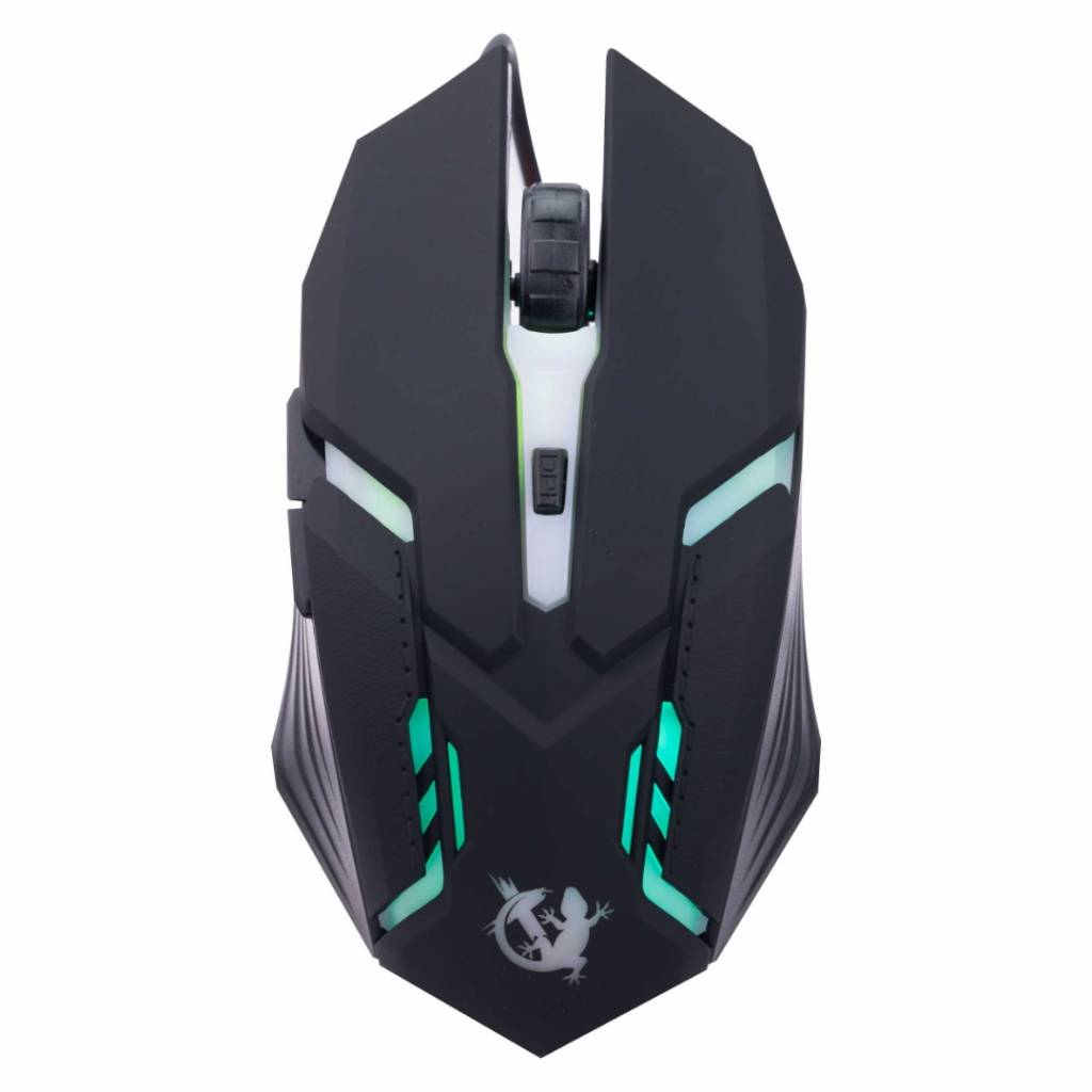 Mouse Gamer XZZ-MO-01 Cableado 6D/2400 DPI RGB X-Lizzard