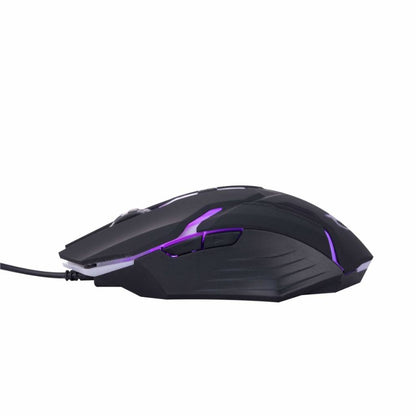 Mouse Gamer XZZ-MO-01 Cableado 6D/2400 DPI RGB X-Lizzard