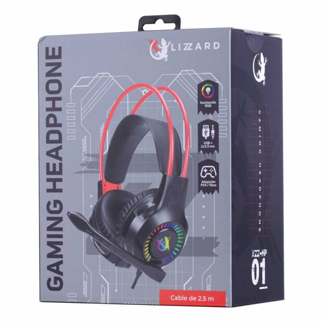 Auricular Gamer XZZ-HP-01 Mic PC/PS4/xBox X-Lizzard