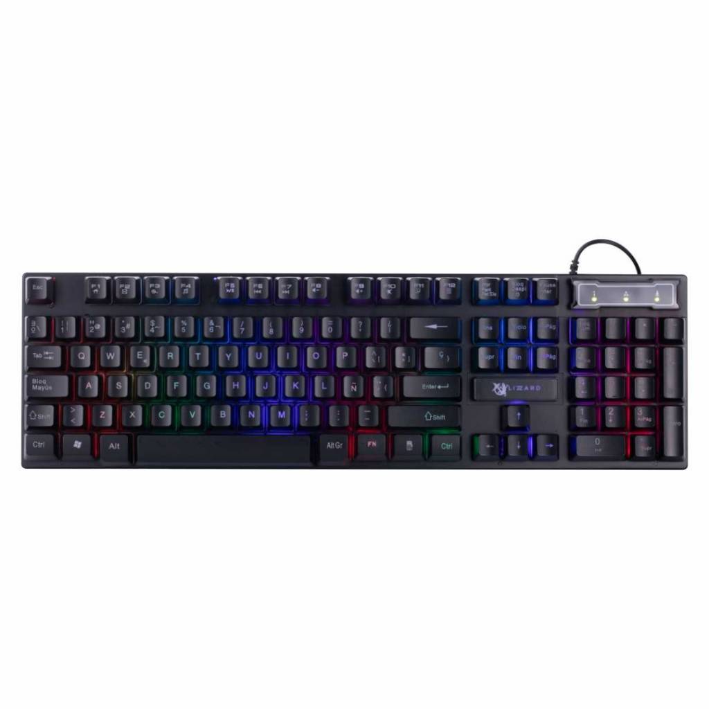 Combo Gamer XZZ-CO-02 Teclado/Mouse/Auricular/Mousepad RGB USB X-Lizzard