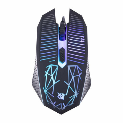 Combo Gamer XZZ-CO-02 Teclado/Mouse/Auricular/Mousepad RGB USB X-Lizzard