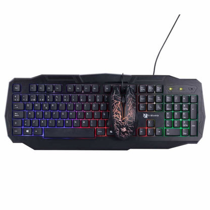 Combo Gamer X-Lizzard XZZ-CO-01 Teclado y Mouse RGB USB