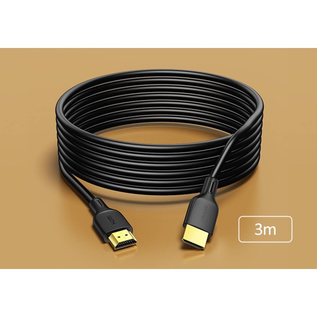 Cable HDMI HD 3 0M Negro USAMS SJ427