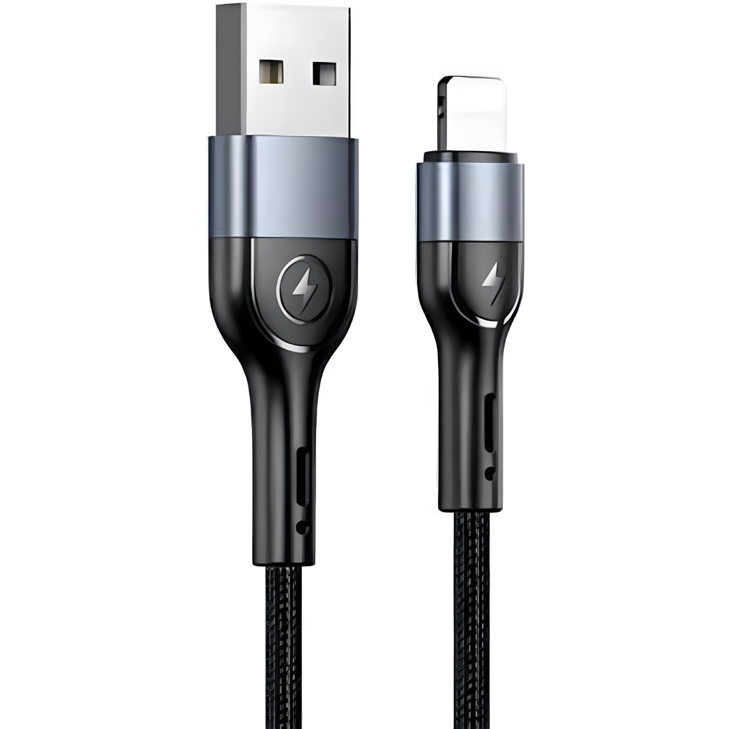 Cable de Datos USAMS U55 - Lightning o Tipo C Integrado