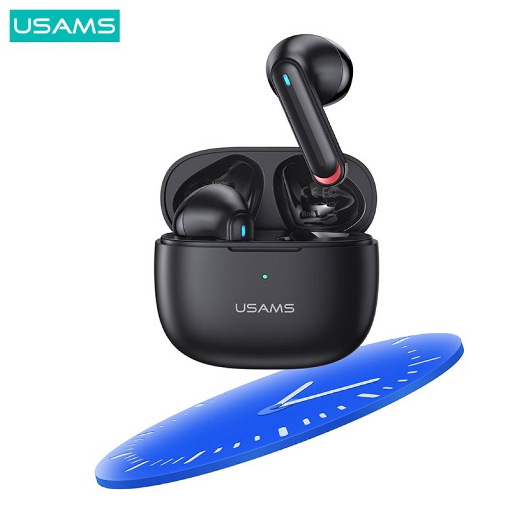 Auricular TWS Dual-Mic USAMS NX10 - Cancelación de Ruido ENC y Bluetooth 5.2