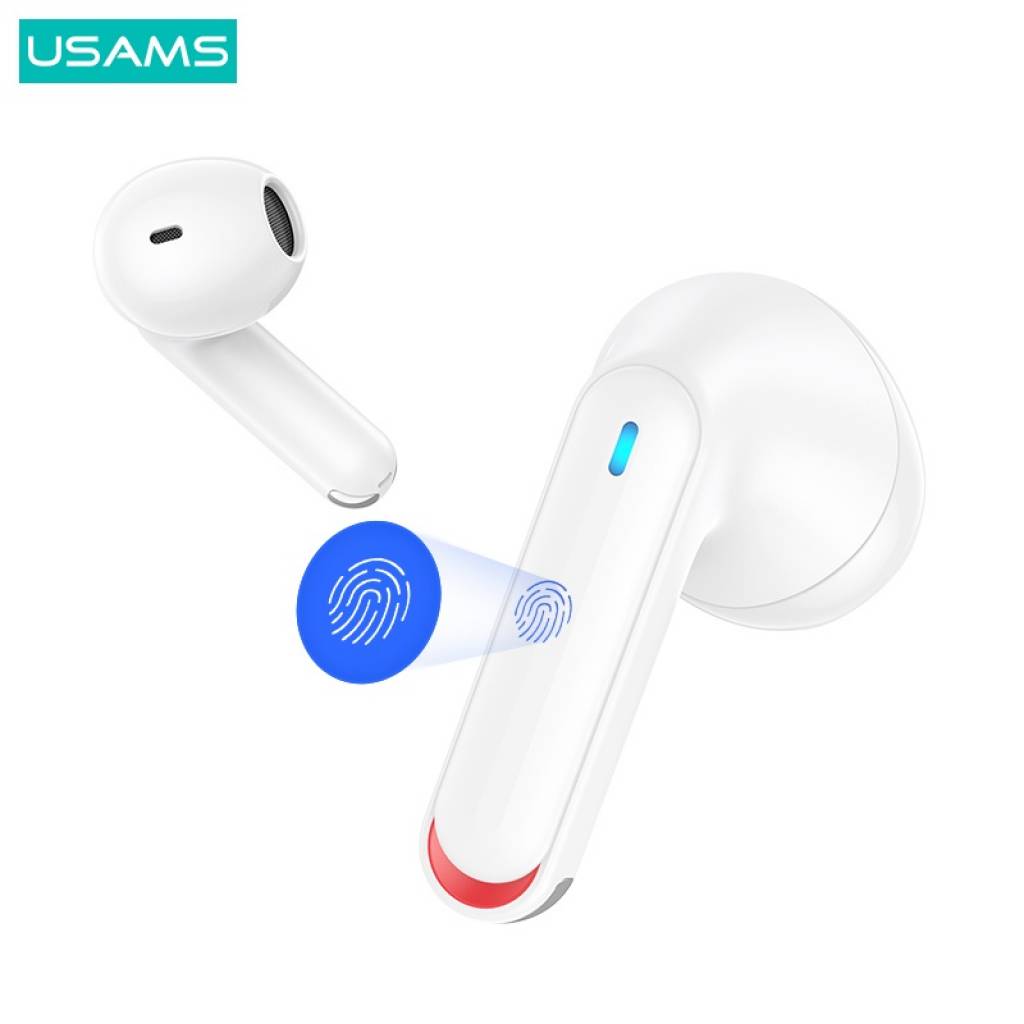 Auricular TWS Dual-Mic USAMS NX10 - Cancelación de Ruido ENC y Bluetooth 5.2