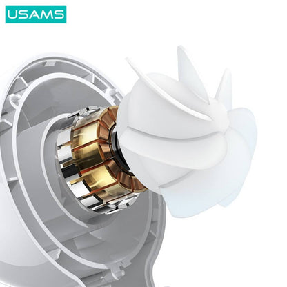 Mini Ventilador USAMS ZB251 Portátil Candy Series 1200mAh Blanco