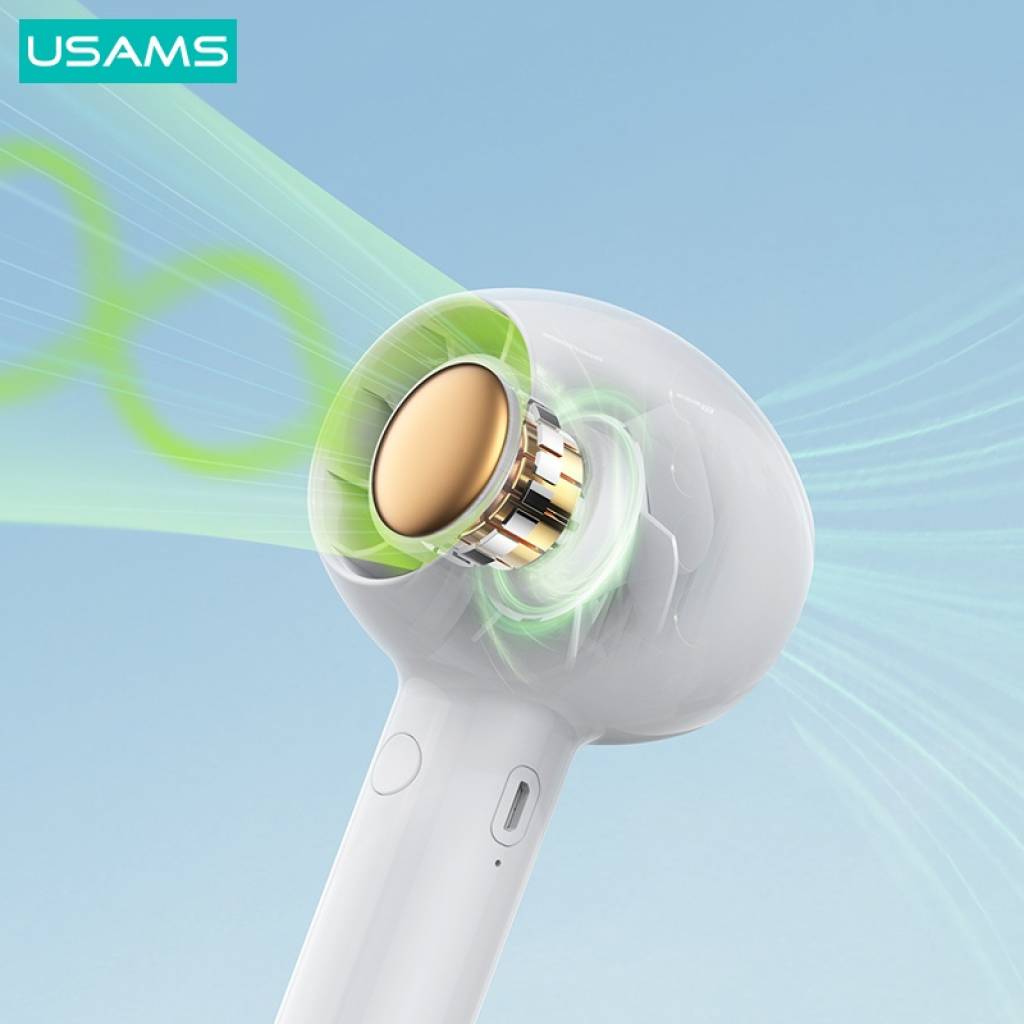 Mini Ventilador USAMS ZB251 Portátil Candy Series 1200mAh Blanco
