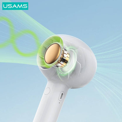 Mini Ventilador USAMS ZB251 Portátil Candy Series 1200mAh Blanco