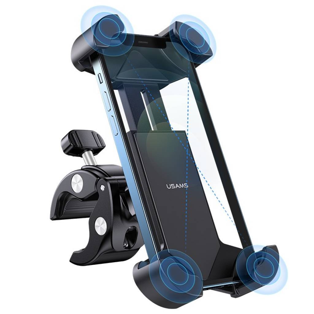 Soporte Móvil USAMS ZJ064 - Máxima Seguridad para Bici y Moto