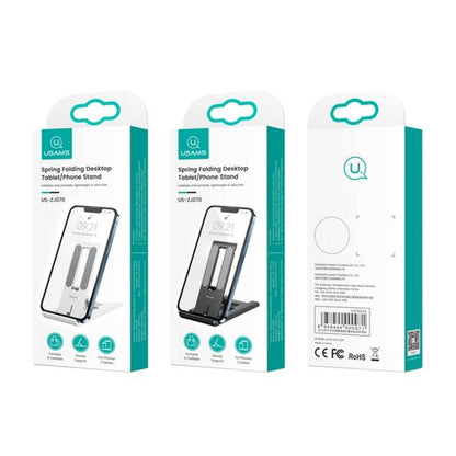 Soporte Teléfono/Tablet Plegable con Resorte USAMS ZJ070