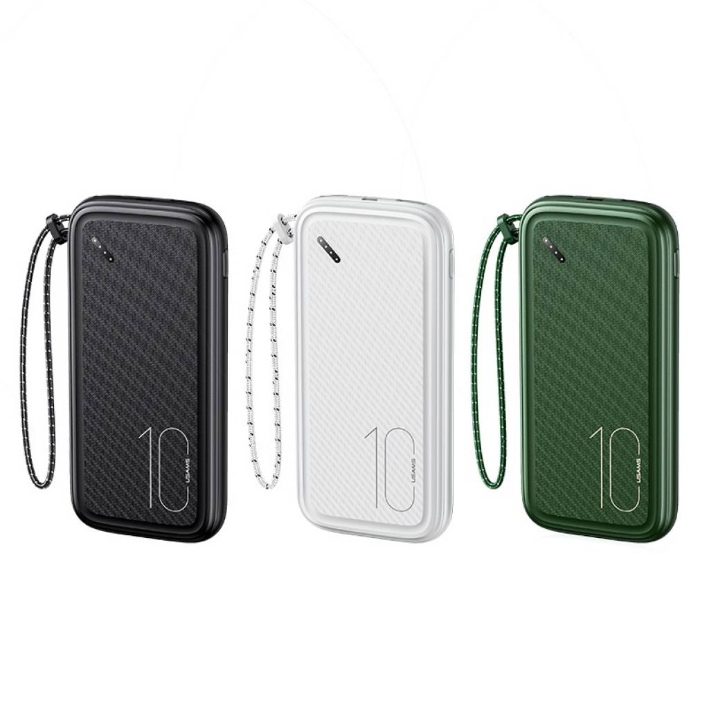 Power Bank USAMS CD150 - 10.000mAh con Doble Carga Rápida