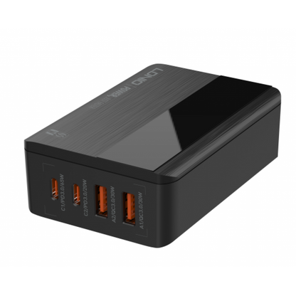Cargador Pared 4 Puertos 65W 2 PD3.0 + 2 QC4.0 LDNIO A4808Q