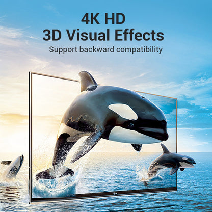 Adaptador HDMI Macho a Hembra Negro Vention AIMB0