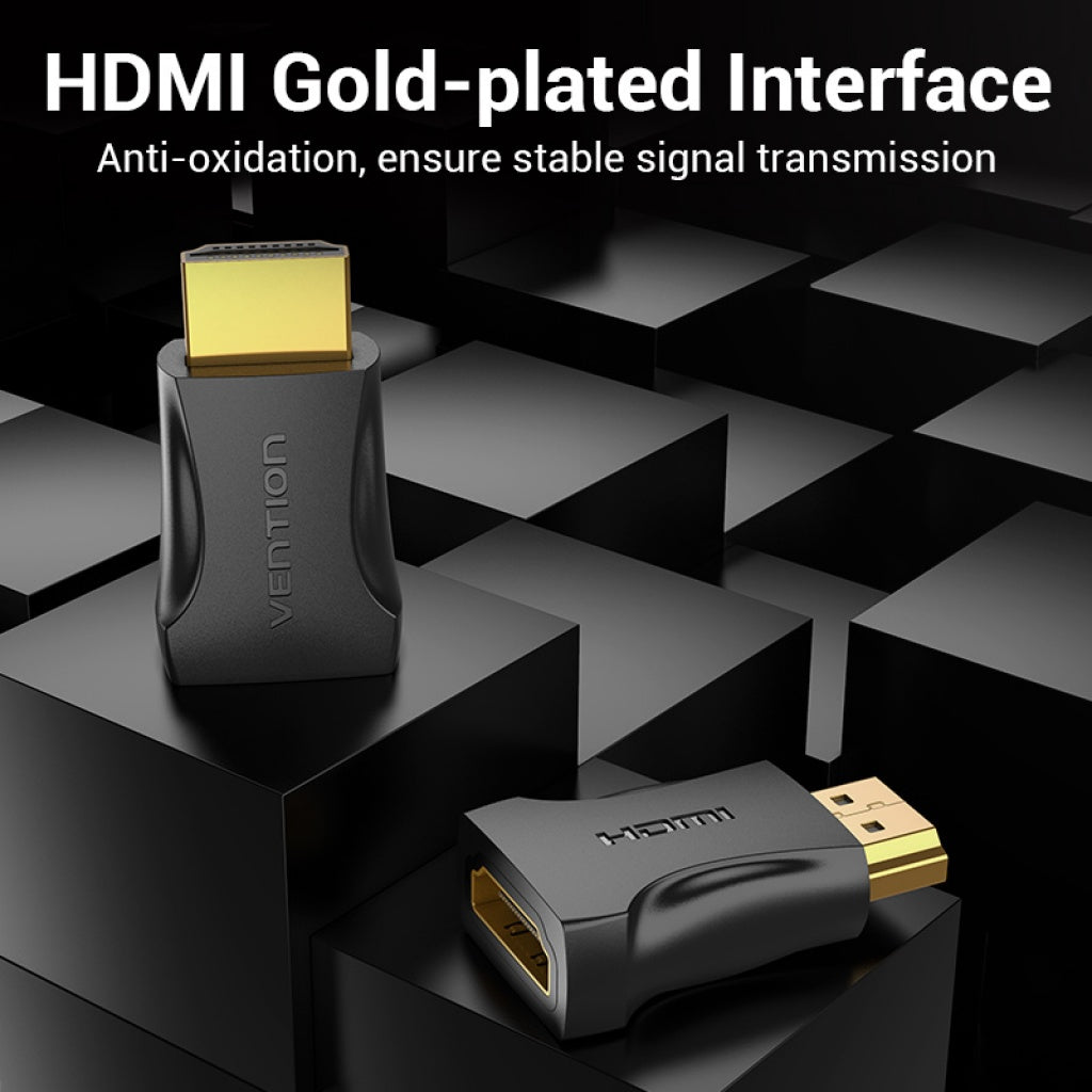 Adaptador HDMI Macho a Hembra Negro Vention AIMB0