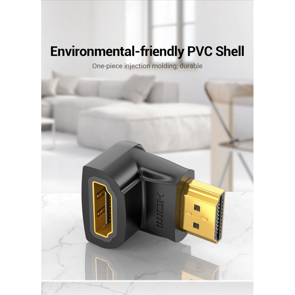 Adaptador HDMI de 270° Macho/Hembra / Negro AINB0 Vention