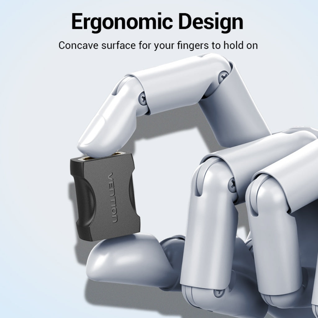 Adaptador acoplador HDMI hembra a hembra Negro Vention AIRB0