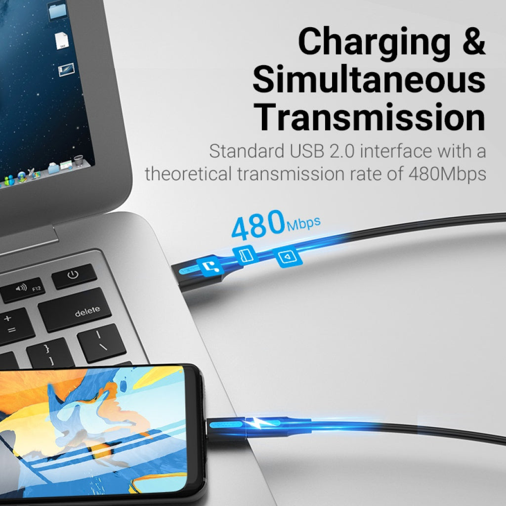 Adaptador USB Vention USB-C a Micro USB - Conexión Versátil