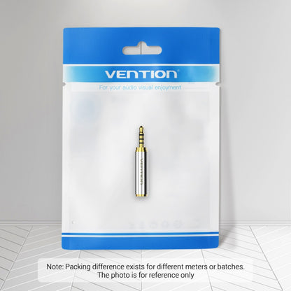 Adaptador de 3.5 mm Hembra a 2.5 mm Macho Dorado Vention VAB-S02