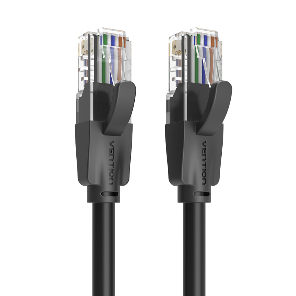 Cable de Red Cat.6 UTP / Negro / Vention