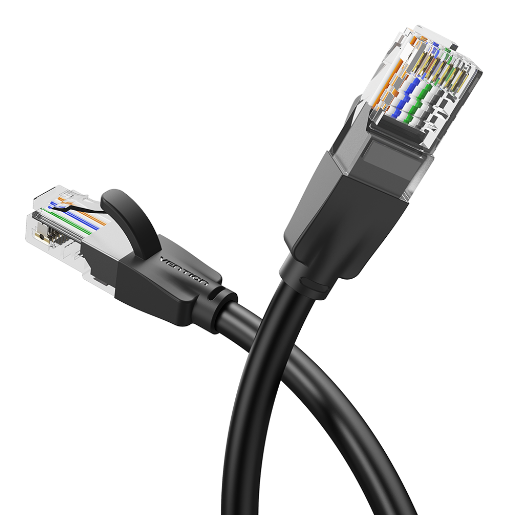 Cable de Red Cat.6 UTP / Negro / Vention