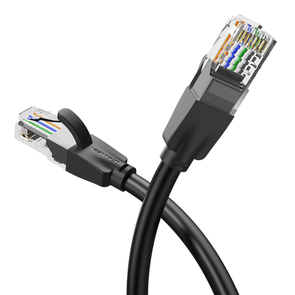 Cable de Red Cat.6 UTP / Negro / Vention