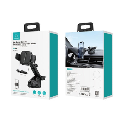 Soporte para autos 4.2" a 7.2" Retráctil 360° Negro USAMS ZJ072
