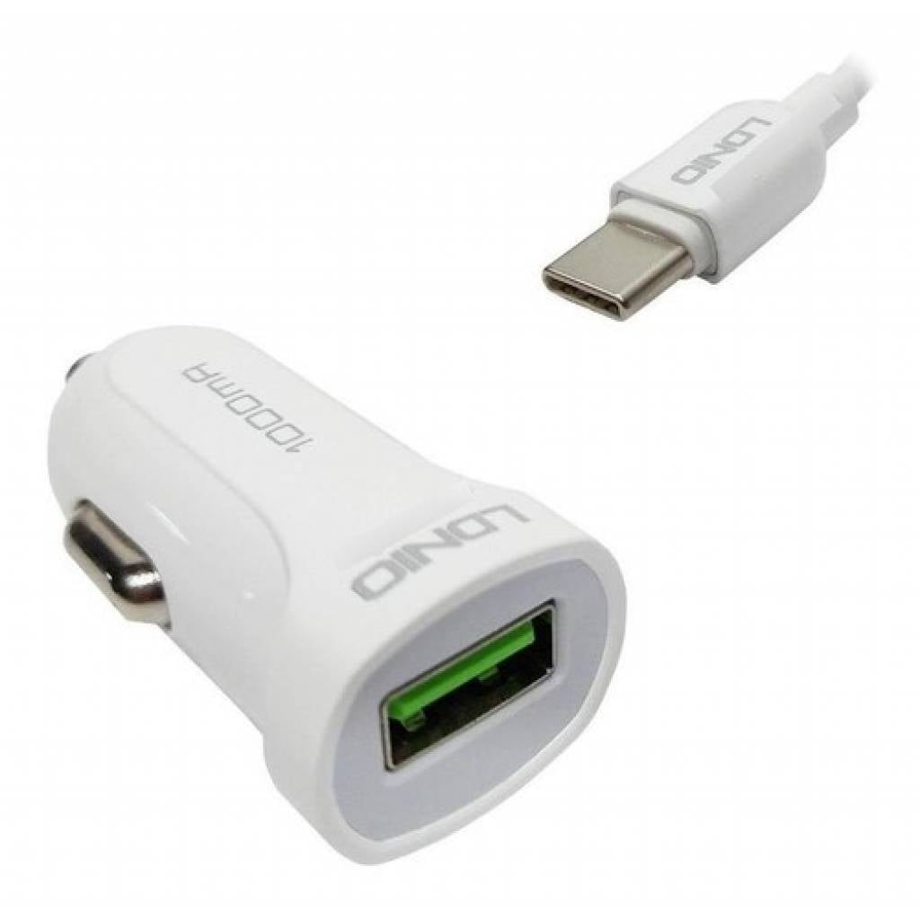Cargador de Auto LDNIO DL-C17 - Carga Rápida USB-C