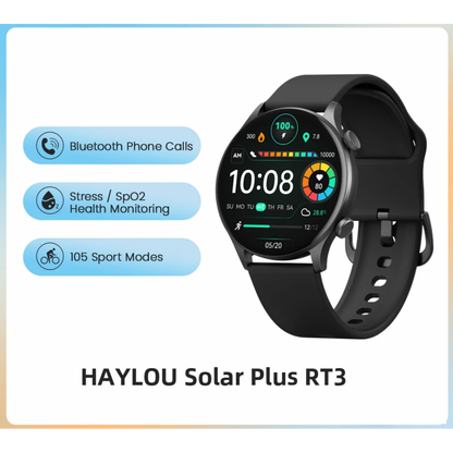 Smartwatch Haylou LS16 -RT3 Solar 1.43" 280mAh Negro by Xiaomi