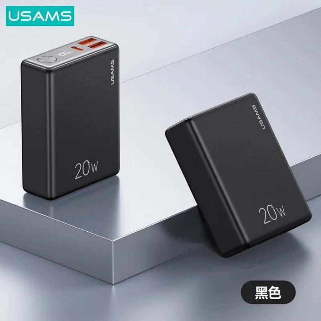 Power Bank 10000mAh USAMS CD192 - Carga Rápida PD20W+QC3.0