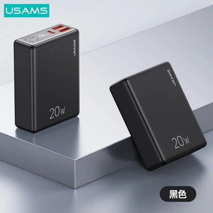 Power Bank 10000mAh USAMS CD192 - Carga Rápida PD20W+QC3.0