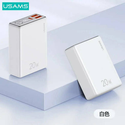 Power Bank 10000mAh USAMS CD192 - Carga Rápida PD20W+QC3.0