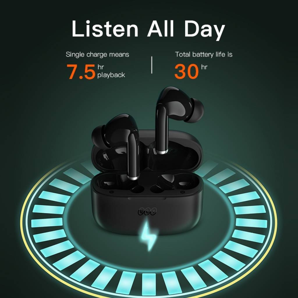 Auriculares Inalámbricos QCY T19 - 30h Batería y Llamadas Nítidas