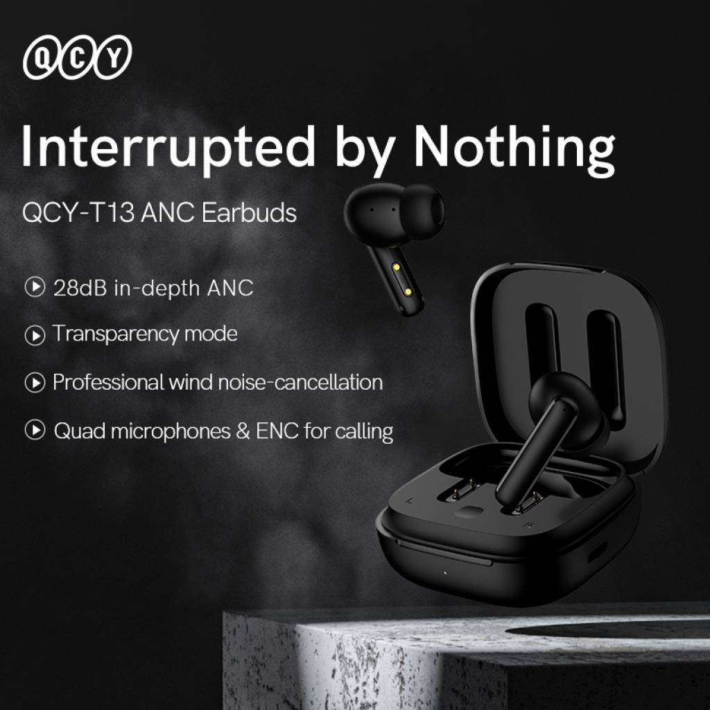 Auriculares Inalámbricos QCY T13 ANC - Cancelación de Ruido Activa