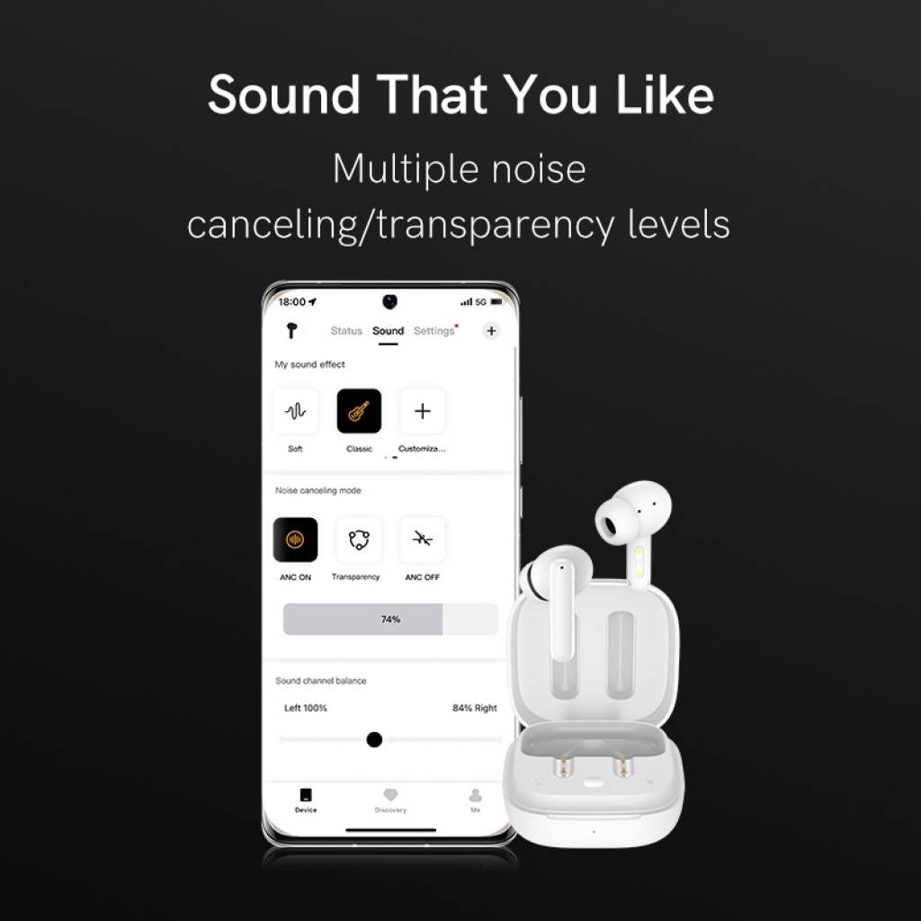 Auricular Bluetooth TWS T13 ANC QCY By Xiaomi