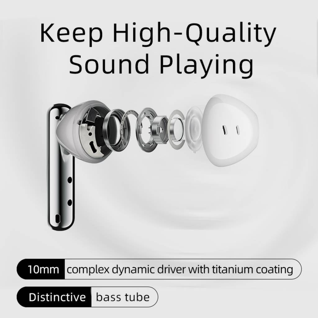 Auricular Bluetooth TWS Fairybuds Plateado QCY By Xiaomi