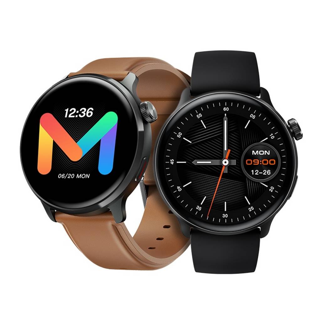 Smartwatch Mibro Lite 2 1.3" 350mAh C/2 Mallas Negro y Marrón by Xiaomi