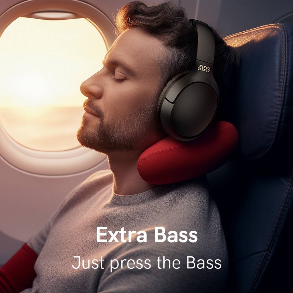 Auricular Bluetooth H2 pro Cancelación de Ruido Negro QCY By Xiaomi