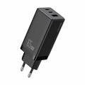 Cargador de Pared USAMS GaN 65W - Carga Rápida Multi-Dispositivo