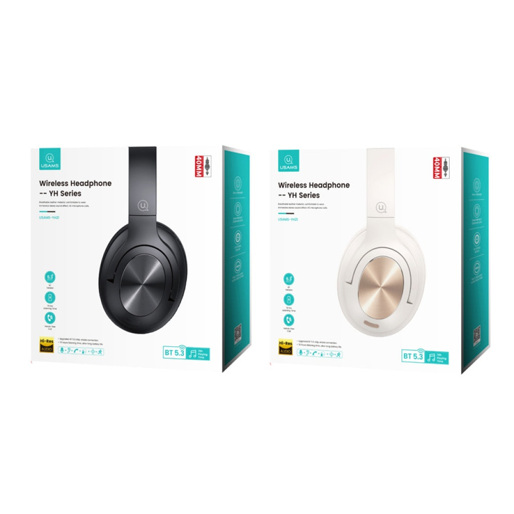 Auriculares Inalámbricos USAMS YH21 - 70 Horas de Autonomía