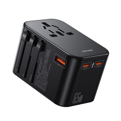 Cargador de Viaje T62 65W 2 USB C + USB Negro USAMS CC199