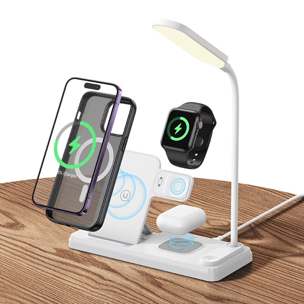 Cargador de Mesa Inalámbrico USAMS CD195 - Carga Rápida 15W