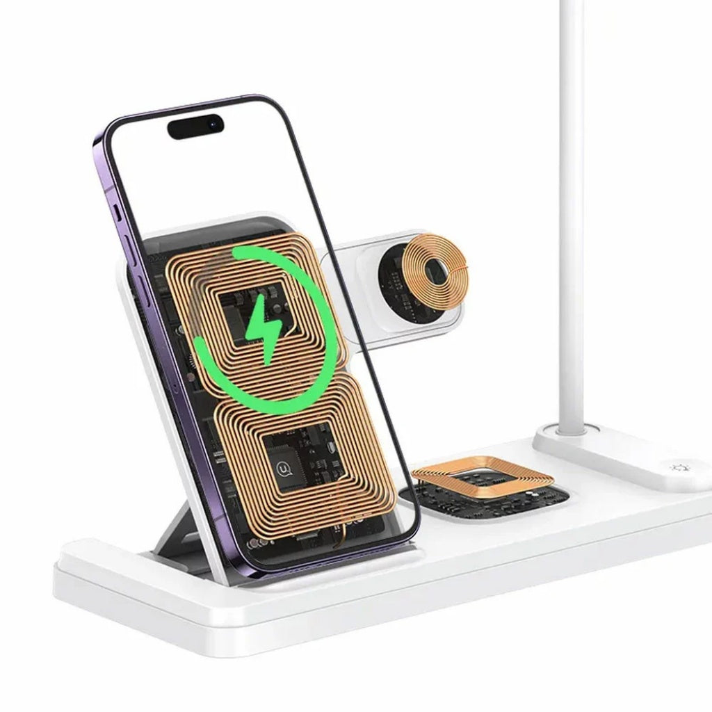 Cargador de Mesa Inalámbrico USAMS CD195 - Carga Rápida 15W