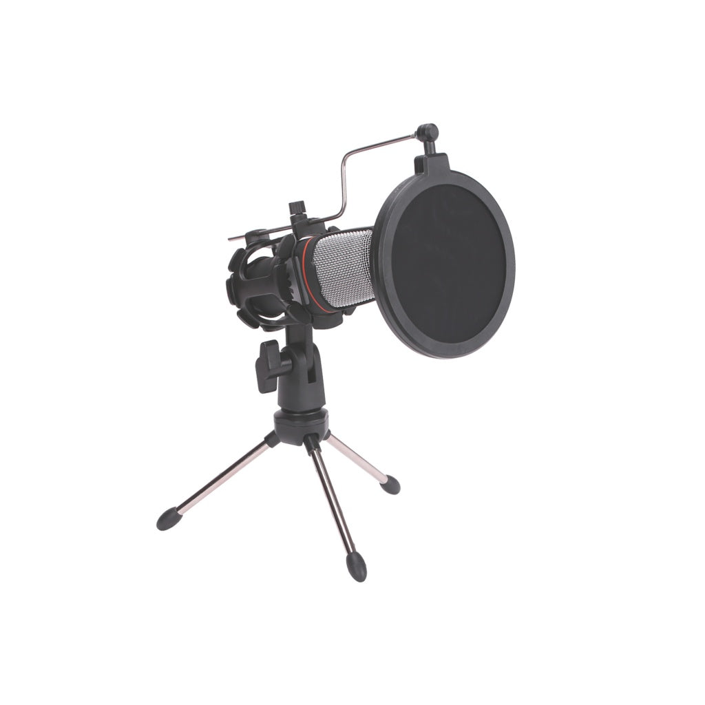 Micrófono de Estudio Gamer 3.5mm Cable 1.5 M MIC-02 Marvo