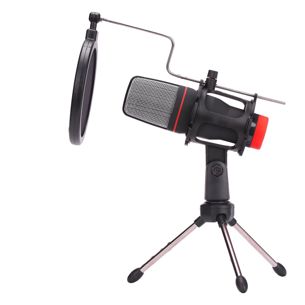 Micrófono de Estudio Gamer 3.5mm Cable 1.5 M MIC-02 Marvo