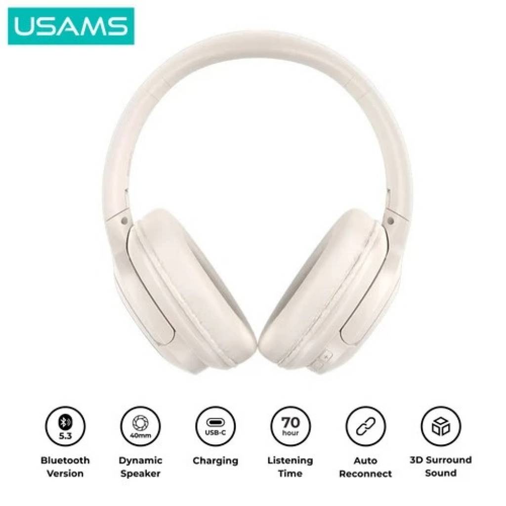 Auriculares Inalámbricos USAMS YH21 - 70 Horas de Autonomía