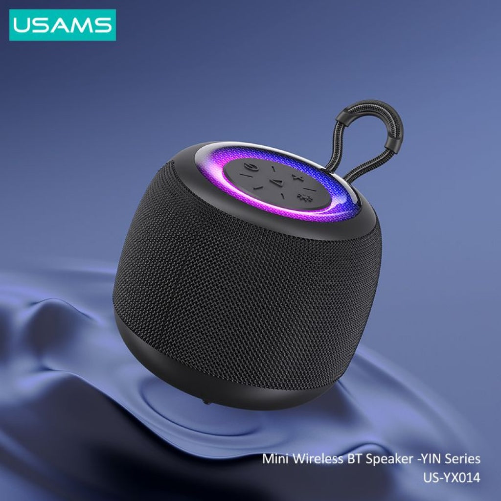 Parlante Bluetooth 1200mAh YIN Series Negro USAMS YX014