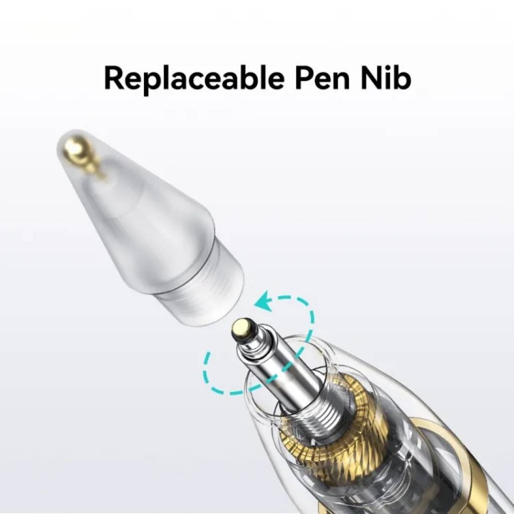 Lápiz Capacitivo iPad Sensible a la Inclinación Carga Magnética Transparente USAMS ZB264