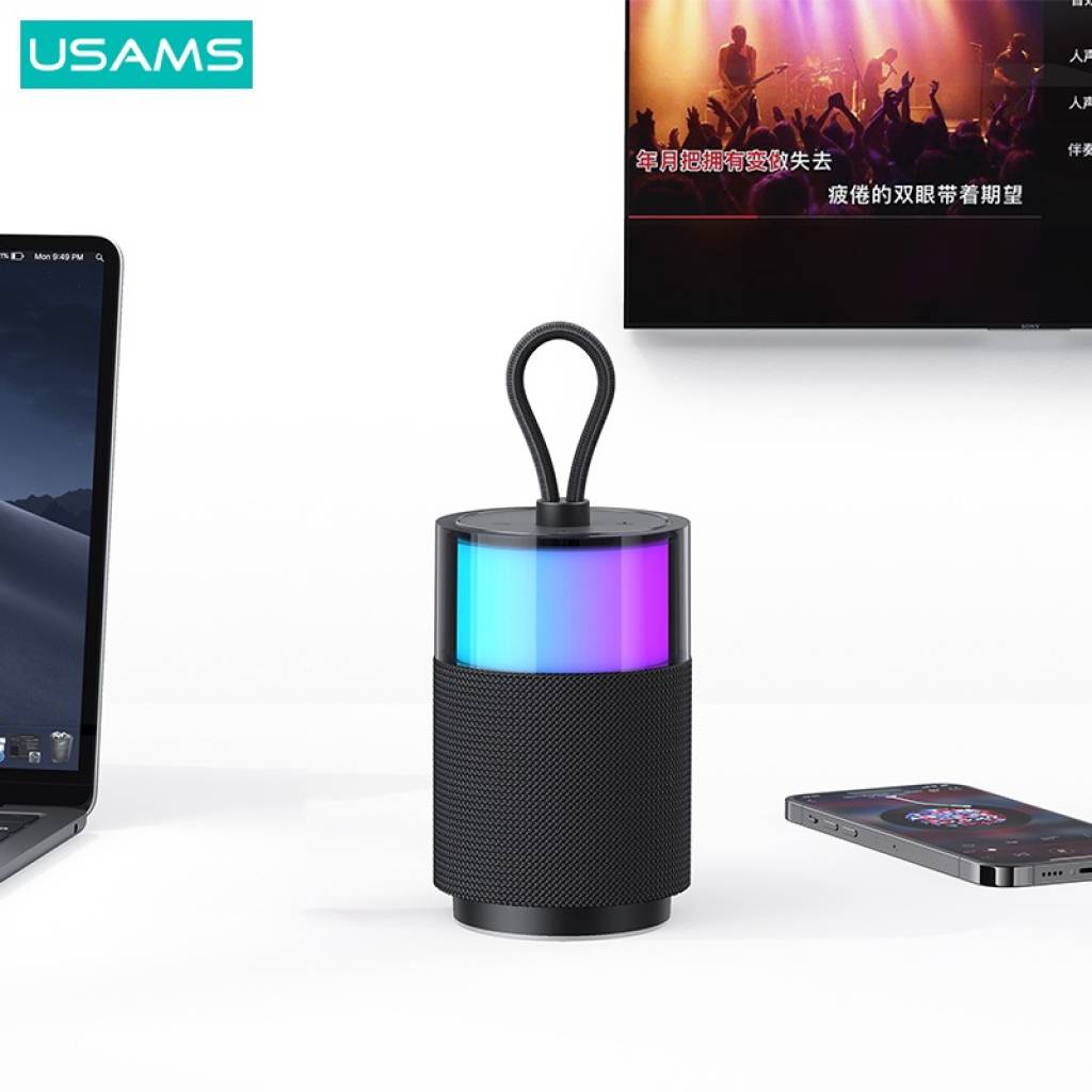Parlante Bluetooth USAMS YIN Series - Sonido Potente y Portátil