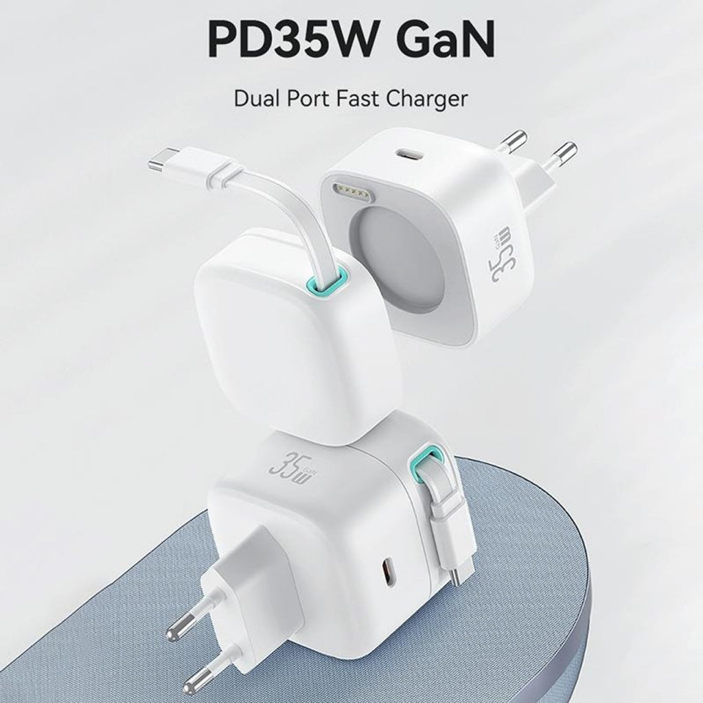 Cargador USAMS CC202 GaN - Carga Rápida 35W